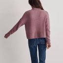 Madewell Merino Wool Sadler Turtleneck Oversize Sweater Purple Pink Size XL NWOT Photo 6