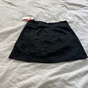 Cider black minimalist satin mini skirt XS NWT Photo 6