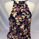 Market & Spruce  Floral T Back V Neck Tank Top Size Medium Photo 4