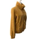 Free Country  Camel rust brown tan full zip Faux Fur Plush Sherpa Jacket Size M Photo 2