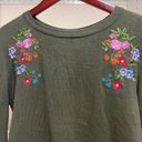 Bebe Flower Embroidered Top Photo 1