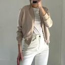 American Apparel Lightweight Bomber Jacket Blush Nude Size S Photo 2