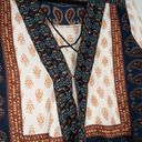 Gypsy 05 New  Global Village Paisley Bohemian Blouse Size Medium Photo 1