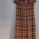 belle du jour  Boho Strapless Multi-colored Dress L Photo 0