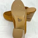 Splendid  Vina Suede Clog Honey Brown Platform Mule Loafers Sz 9.5 New Chunky Photo 9