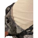 Alfani Women's Gray Lace with Black Paisley Flared Sleeves Semi Sheer Camisole S Gray Photo 7