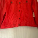 St. John’s Bay St. John's Bay Midweight Denim Jacket Radiant Coral Women's Plus Size 4X Photo 2