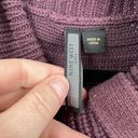 Nine West  Chunky Knit Sweater large Purple 100% cotton  cable knit Photo 1