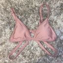 LA Hearts Strappy Pink Bikini Top Photo 2