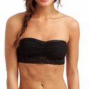 American Eagle NEW  Lace Bandeau Black Medium Photo 0