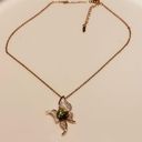 18k gold plated butterfly pendant necklace Photo 5