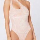 L Space  One Piece Phoebe One Shoulder Swimsuit Sz 4 Photo 0