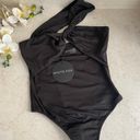 White Fox Boutique NWT  Wish it was you black bodysuit Size Small Photo 1