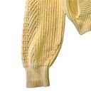 Industry  Yellow Puff Sleeve Sweater Size M NWT Photo 8