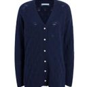 Hill House  The Simple Grandpa Cardigan Sweater Navy Blue Size L Photo 10