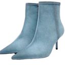 ZARA  Denim Light Blue Denim Ankle Boots(Size 39/8) Photo 1