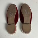 Birdies - The Phoebe Faux Fur Red Velvet Bow Tie Slip On Sandal Photo 6