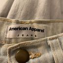 American Apparel Light Wash Jean Shorts Photo 4