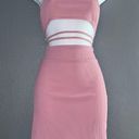 Pretty Little Thing  Bodycon Cut Out Sexy Mini Pink Party Dress Womens Small 6 Photo 5