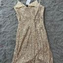 Windsor New  Gold Sequence Dress Size Small Photo 2