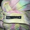 ZARA Tie Die Crop Top Photo 4