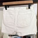 Dear John  White Cuffed Denim Shorts Size 25 Photo 1