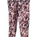 Tommy Hilfiger  Pink Black Abstract Print Leggings Small S Capris Photo 0