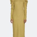 Walter Baker  Women long sleeve Dark Yellow Midi Sweater Dress Sz. Med NWT Photo 6