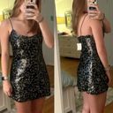 superdown Revolve  Black Sequin Mini Dress Photo 4