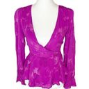 Cleobella  Charmer Blouse in Fuchsia Embroidered XS Photo 0