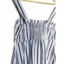 Show Me Your Mumu  Blue White Striped Aria Sleeveless Square Neck Mini Dress M Photo 9