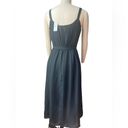 Loft NWT  black flowy pleated classy sleeveless lined dress w tie belt - size 6 Photo 1