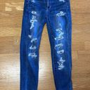 American Eagle  Distressed High Rise Jegging Grunge Coastal Cowgirl Crop … Photo 1