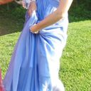 La Femme Periwinkle Strapless Prom Dress Photo 1