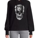 360 Cashmere 360 Skull Cashmere Camo Skull Cashmere Hoodie in Black - Size Small Photo 0