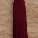 Clarisse  2807 Marsala Maroon Burgundy Silver Prom Dress Photo 3