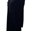 Ralph Lauren Lauren  Velvet Dress Tie Neck Fit & Flare V Neck Black Womens 10P Photo 6