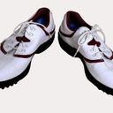 FootJoy  Womens Golf Shoes Cleats Leather White Maroon 8 M bv Photo 3