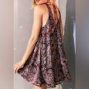 Silence + Noise Purple Snake Print Dress Photo 1