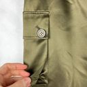 Tommy Hilfiger NWT Hilfiger 100% Silk Cargo Mini Pencil Skirt Olive Army Green Preppy Y2K 4 Photo 1