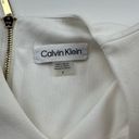 Calvin Klein  Cream Tulip Sleeve Sheath Dress Knee Length Classic Size 4 Photo 6