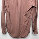 Thread and Supply  1/2 Button Long Sleeve Women's Shirt Size Medium Photo 7