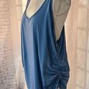 Avia  blue racer back side drawstring workout tank top size xxl Photo 2