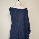 Sejour Silk Blend Blue Heather Knit Poncho Women’s Sweater Size 1X Photo 6
