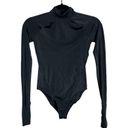 NWOT HAH We Are Hot As Hell Black Long Sleeve One Piece Swimsuit Bodysuit XS Photo 0