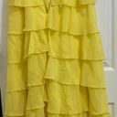 Yellow Prom Dress Size 12 Photo 2