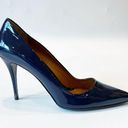 Fendi  Navy Blue Patent Pumps 39.5 Photo 3