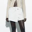 ZARA cream denim skirt cream Photo 1