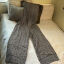 Anthropologie Anthro Bila 77 Camden boho rayon wide leg v neck jumpsuit large Photo 11