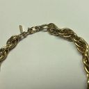 Monet Signed  Costume Gold Tone / Black Chain Bracelet Photo 5